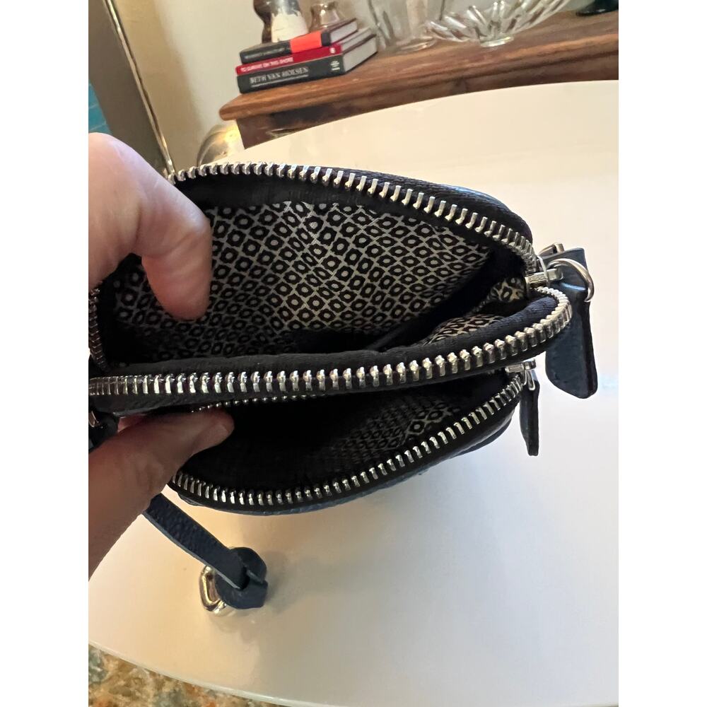 Brighton Blue Leather Studded Smartphone Crossbody Organizer - Picture 5 of 6